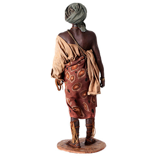 Slave with cheetahs figurine, 30 cm Angela Tripi 16