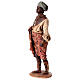 Slave with cheetahs figurine, 30 cm Angela Tripi s14