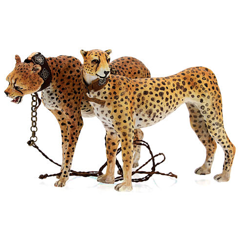 Esclavo con guepardos 30 cm Angela Tripi 4