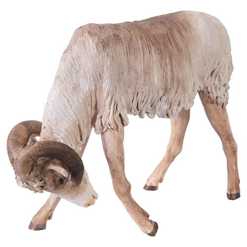 Cena luta de carneiros Presépio Angela Tripi com figuras de altura média 30 cm 4