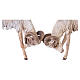 Scene goats fighting, 30 cm Tripi nativity s2