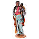 Moor lady with child for Angela Tripi's Nativity Scene with 30 cm characters s1