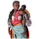Moor lady with child for Angela Tripi's Nativity Scene with 30 cm characters s2