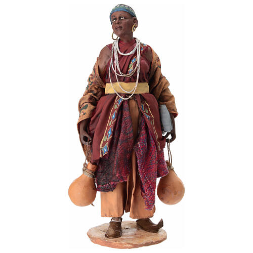 Pastora morena con tinaja 18 cm Tripi 1