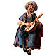 Mandolin player 18 cm Nativity Scene figurine Angela Tripi s1