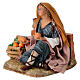 Woman against wall, 13 cm A Tripi Nativity Scene s3