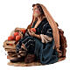 Woman against wall, 13 cm A Tripi Nativity Scene s2