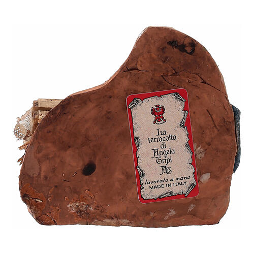 Woman against wall, 13 cm Tripi nativity 5