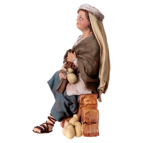 Set of 3 boys playing for Tripi's Nativity Scene of 18 cm 5