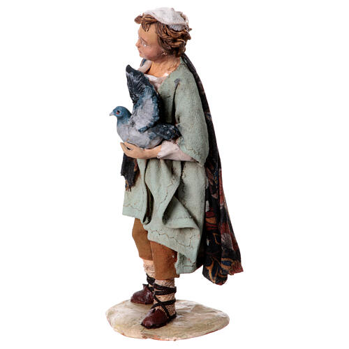 Set of 3 boys playing for Tripi's Nativity Scene of 18 cm 6