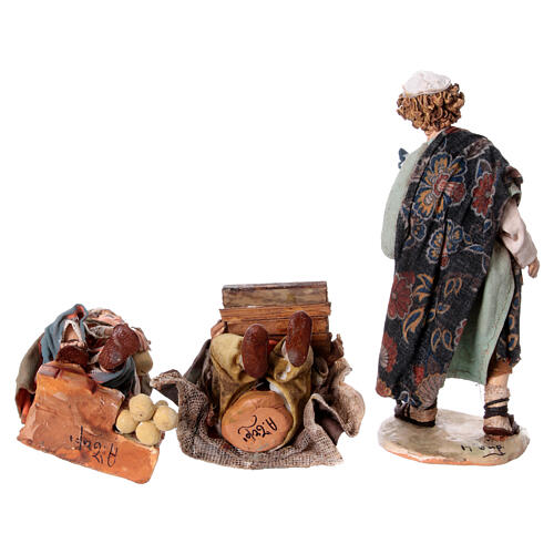 Set of 3 boys playing for Tripi's Nativity Scene of 18 cm 12