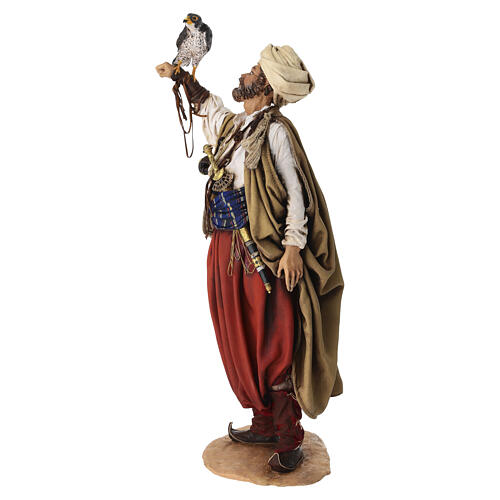 Falcoeiro Presépio Angela Tripi com figuras de altura média 30 cm 3