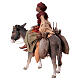 Moor on donkey, 18 cm Angela Tripi nativity s7