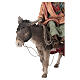 Moor on donkey, 18 cm Angela Tripi nativity s4