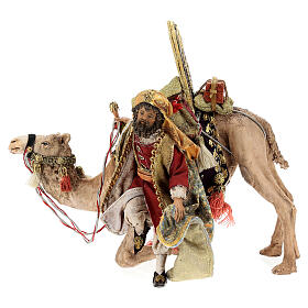 Magi coming down from camel, 13 cm Tripi nativity