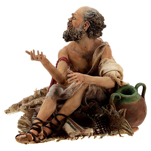 Mendicant 18 cm Nativity Scene figurine Angela Tripi 3