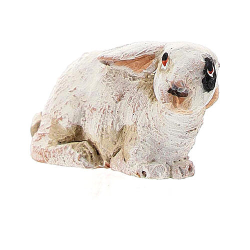 Rabbit figurine for 13 cm Nativity Scene by Angela Tripi 2