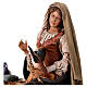 Woman with doves, 30 cm, Angela Tripi's Nativity Scene s4
