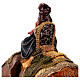 Rei Mago negro no elefante terracota para presépio Angela Tripi com figuras de altura média 13 cm s9