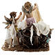 Baby Jesun in manger with putti, Angela Tripi 30 cm s7