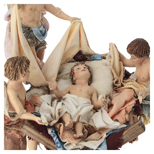 Berceau avec anges Angela Tripi 30 cm 2