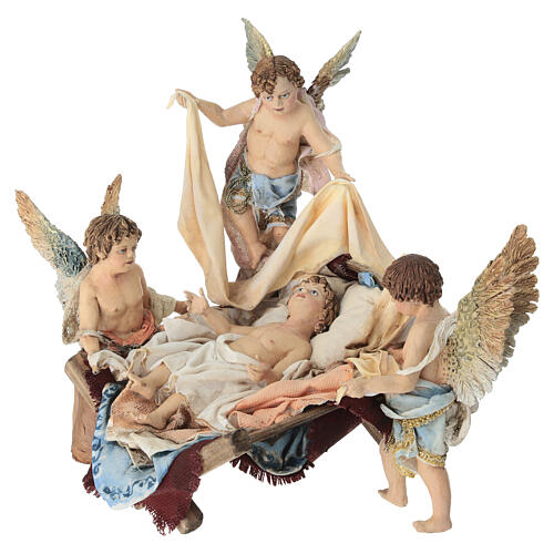 Berceau avec anges Angela Tripi 30 cm 3