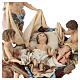 Berço Menino Jesus com anjos para presépio Angela Tripi com figuras de altura média 30 cm s2