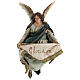 Glory Angel with blue coat for Angela Tripi's Nativity Scene with 18 cm figurines s1