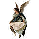 Glory Angel with blue coat for Angela Tripi's Nativity Scene with 18 cm figurines s5