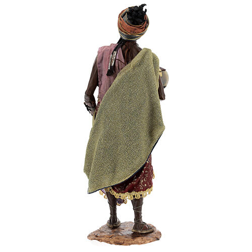 Black Wise Man for Tripi's Nativity Scene of 30 cm 8