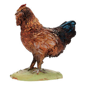 Huhn, stehend, für 30 cm Krippe von Angela Tripi, Terrakotta