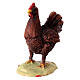 Brown standing chicken for Tripi's Nativity Scene with 30 cm characters s2