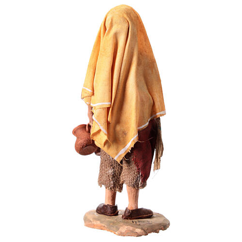 Boy with amphorae, 18 cm Angela Tripi terracotta nativity scene 5