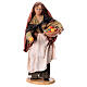 Woman offering a fruit for Tripi's Nativity Scene with 18 cm terracotta characters s1