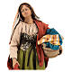 Mulher com tina e roupa para lavar Presépio Angela Tripi com figuras de altura média 18 cm s2
