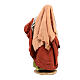 Woman with wash bucket and clothes, 18 cm nativity Angela Tripi in terracotta s5