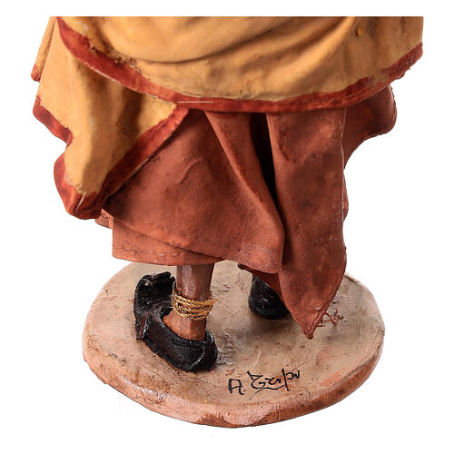 Moor woman with laundry basket on her head for Tripi's Nativity Scene with 18 cm terracotta characters 7