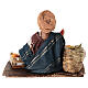 Vendedor de fruta sentado belén 18 cm Angela Tripi terracota s7
