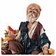 Fruit seller sitting in terracotta, 18 cm Angela Tripi nativity scene s2