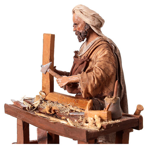 Joiner with bench and tools for Tripi's Nativity Scene with 18 cm terracotta characters 2