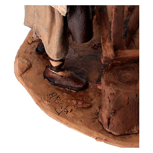 Joiner with bench and tools for Tripi's Nativity Scene with 18 cm terracotta characters 6