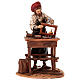 Falegname con banco e attrezzi presepe 18 cm Angela Tripi s3