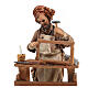 Carpinteiro com bancada e ferramentas Presépio Angela Tripi com figuras de altura média 18 cm s2