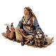 Woman with chicken, eggs and goose for Tripi's Nativity Scene with 18 cm terracotta characters s3
