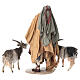 Woman watering goats for Tripi's Nativity Scene with 18 cm terracotta characters s6