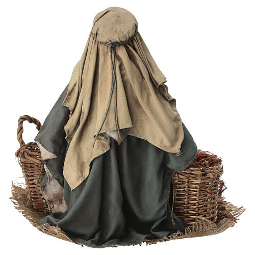 Pescador sentado 30 cm Angela Tripi terracota 12