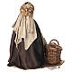 Pêcheur assis 30 cm crèche Angela Tripi terre cuite s6