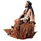 Pescatore seduto 30 cm Angela Tripi terracotta s3