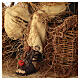 Seated fisherman 30 cm Angela Tripi terracotta s6