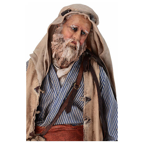 Hombre con hongos Angela Tripi 30 cm terracota 2